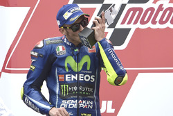 Podium: Second place Valentino Rossi, Yamaha Factory Racing