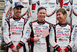 Sebastien Buem, Mike Conway and Kamui Kobayashi, TOYOTA GAZOO Racing