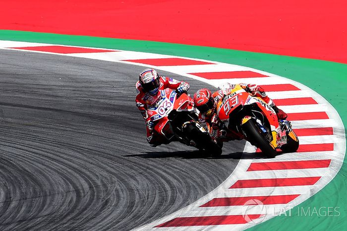 Andrea Dovizioso, Ducati Team, Marc Marquez, Repsol Honda Team