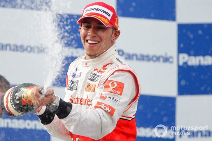 Ganador Lewis Hamilton, McLaren