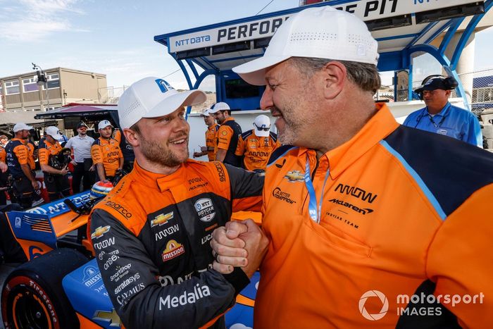 Felix Rosenqvist, Arrow McLaren Chevrolet, Premio NTT P1, Zak Brown