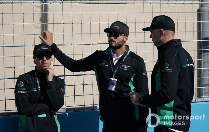 Mashhur Bal Hejaila, Saudi Racing, Fahad Algosaibi, Saudi Racing on the track walk