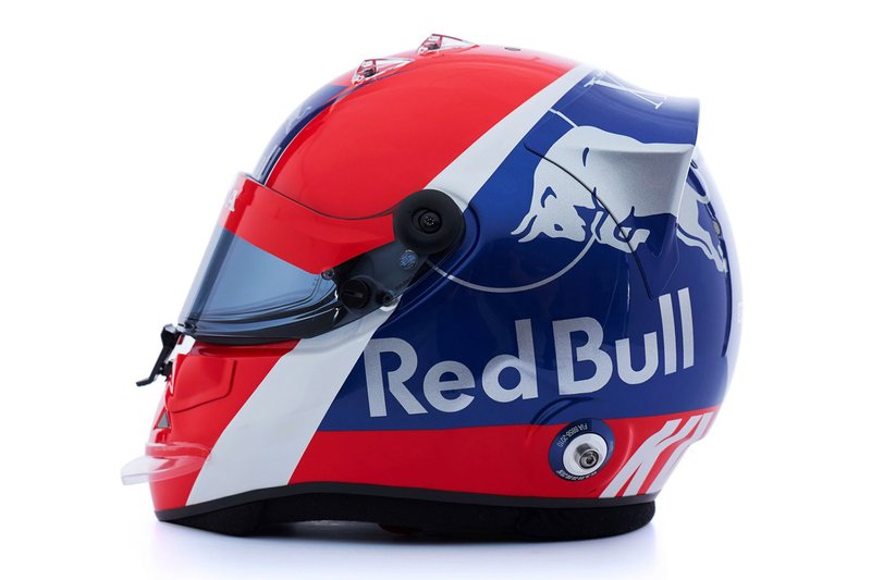 Le casque de Daniil Kvyat, Scuderia Toro Rosso