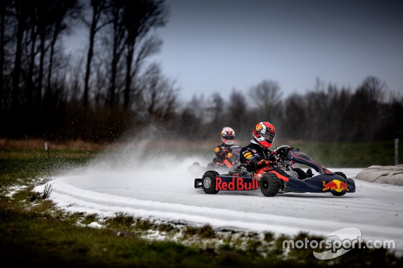 Pierre Gasly and Max Verstappen