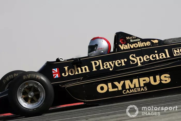 Mario Andretti in his 1978 Lotus 79
