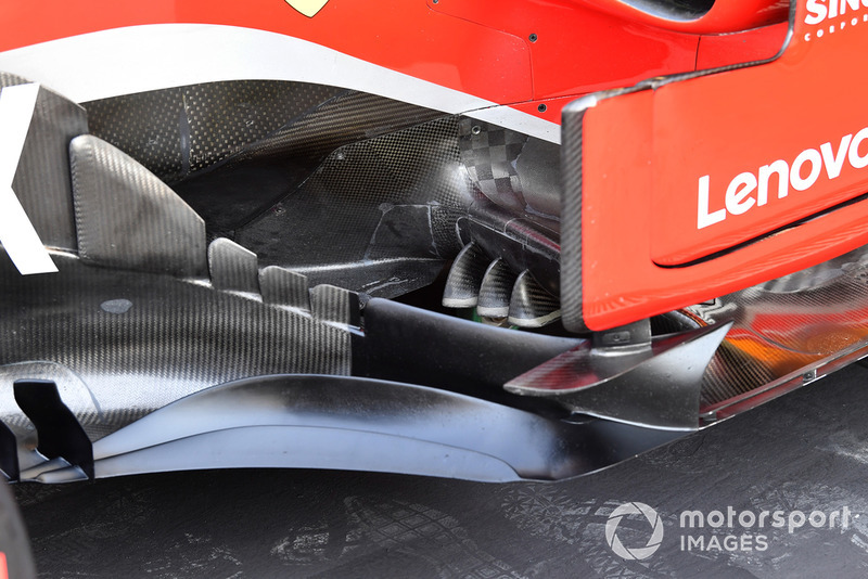 Бічні дефлектори Ferrari SF71H