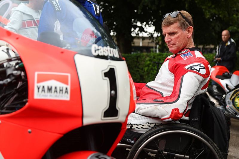 Wayne Rainey con la Yamaha YZR500
