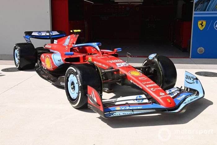 El coche de Carlos Sainz, Ferrari SF-24