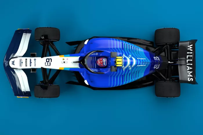 Boceto del Williams F1 para 2022