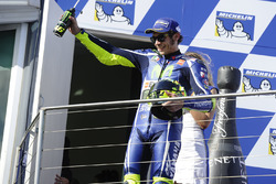 Podium : le second Valentino Rossi, Yamaha Factory Racing