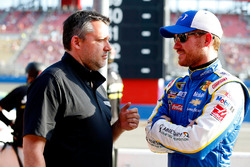 Tony Stewart und Brian Vickers, Stewart-Haas Racing, Chevrolet