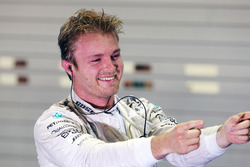 Race winner Nico Rosberg, Mercedes AMG F1 celebrates in parc ferme