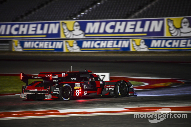 #8 Audi Sport Team Joest Audi R18 e-tron quattro: Lucas di Grassi, Loic Duval, Oliver Jarvis