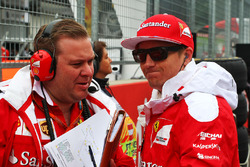 Kimi Raikkonen, Ferrari con Dave Greenwood, Ferrari