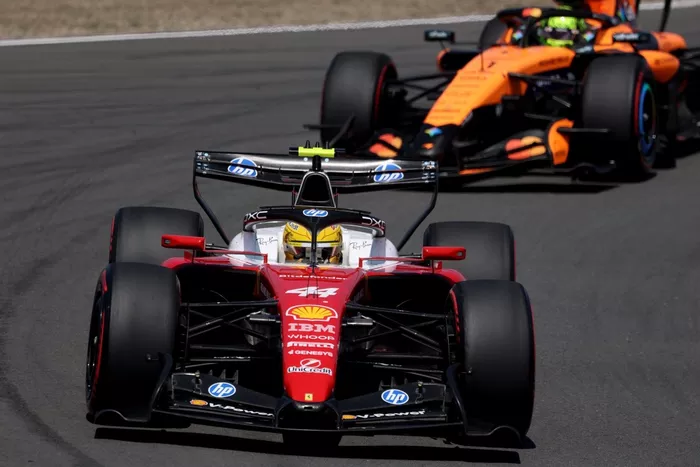 Lewis Hamilton, Ferrari, Lando Norris, McLaren