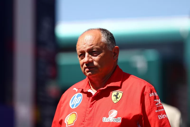 Frédéric Vasseur, directeur de l'écurie Ferrari 