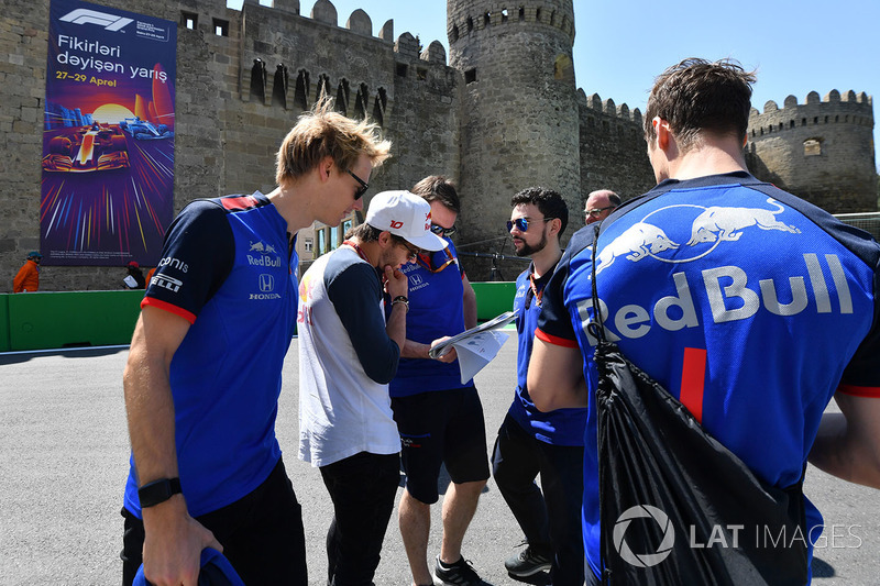 Brendon Hartley, Scuderia Toro Rosso - Pierre Gasly, Scuderia Toro Rosso