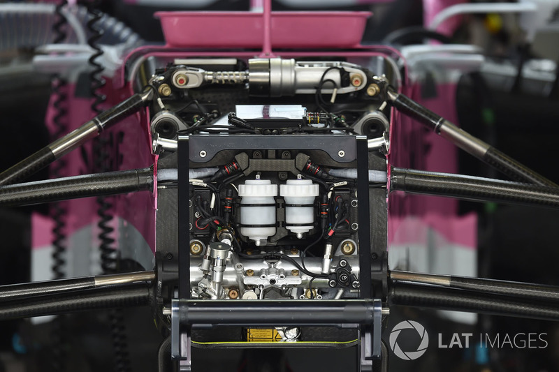 Force India VJM11 detalle del chasis