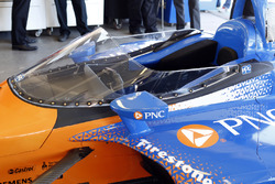 Auto von Scott Dixon, Chip Ganassi Racing Honda, mit Ciockpitschutz