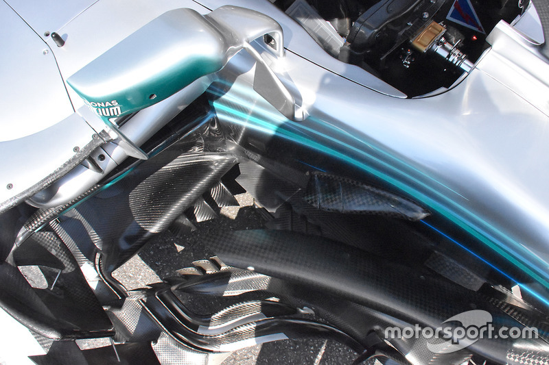 Mercedes AMG F1 W09 detail