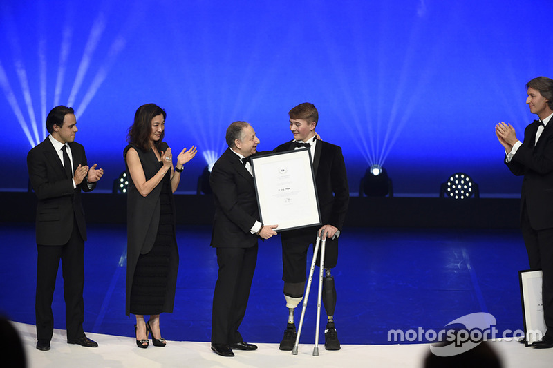 Jean Todt, FIA President, Billy Monger