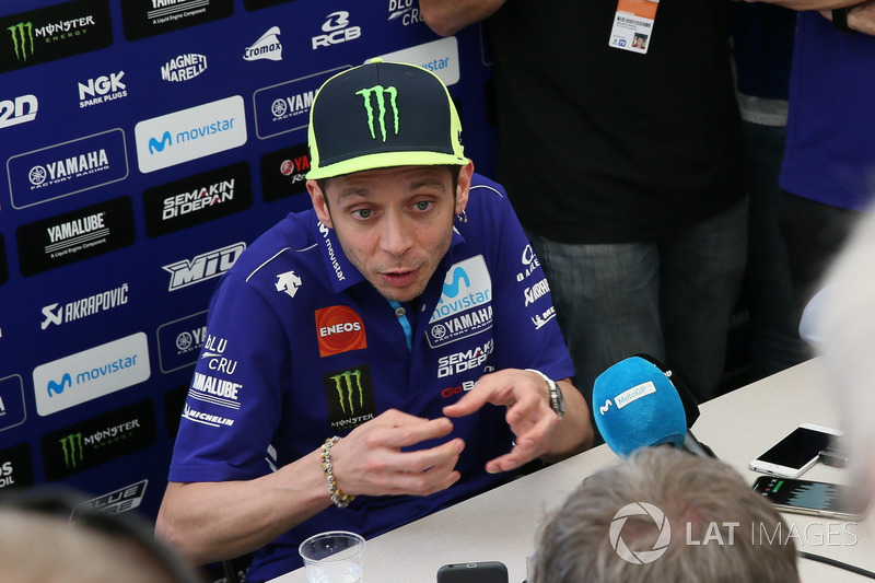 Valentino Rossi, Yamaha Factory Racing, conferencia de prensa