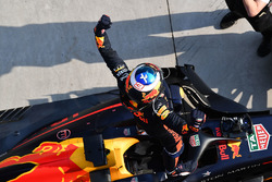 Yarış galibi Daniel Ricciardo, Red Bull Racing, parc ferme