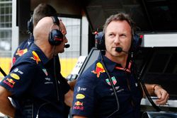 Adrian Newey, jefe técnico de Red Bull Racing, y Christian Horner, director de Red Bull