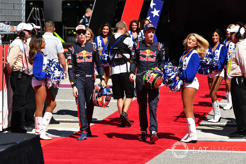 Daniil Kvyat, Scuderia Toro Rosso y Brendon Hartley, Scuderia Toro Rosso