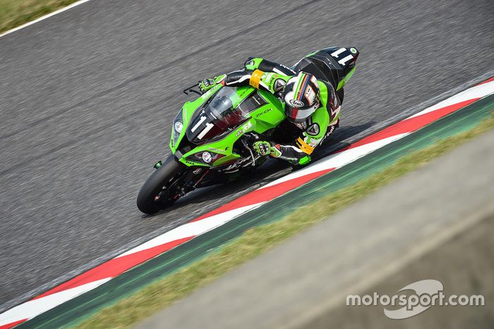 #11 Kawasaki Team Green: Kazuma Watanabe, Leon Haslam, Azlan Shah Bin Kamaruzaman