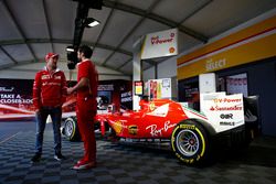 Sebastian Vettel, Ferrari, attends a Shell event