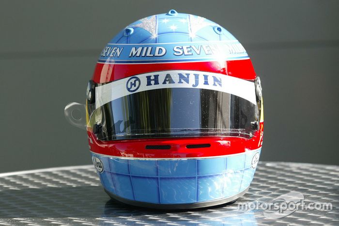 Casco de Fernando Alonso en 2004