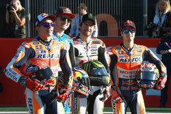 Marc Marquez, Repsol Honda Team, Jack Miller, Estrella Galicia 0,0 Marc VDS, Cal Crutchlow, Team LCR Honda, Dani Pedrosa, Repsol Honda Team