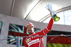 Third place Sebastian Vettel, Ferrari