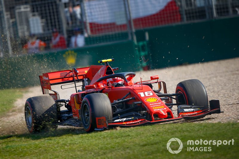 Charles Leclerc, Ferrari SF90 va largo