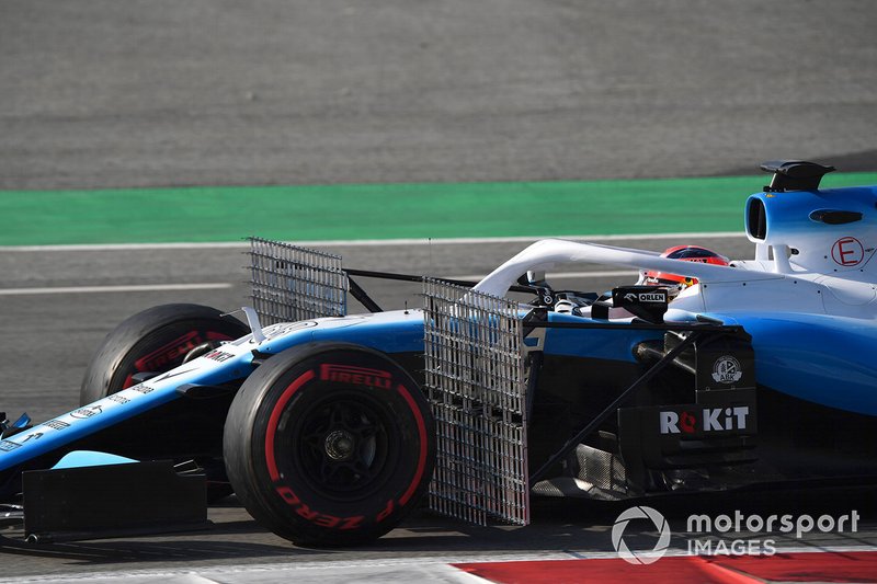 Robert Kubica, Williams FW42 avec capteurs aéro