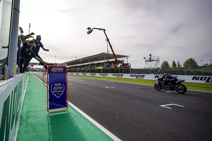 El campeón del mundo Fabio Quartararo, Yamaha Factory Racing 