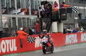 Le vainqueur Andrea Dovizioso, Ducati Team