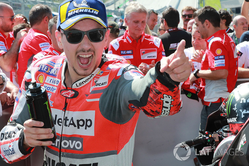 Переможець гонки Хорхе Лоренсо, Ducati Team