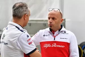 Beat Zehnder, manager de Sauber Manager et Simone Resta, directeur technique de Sauber