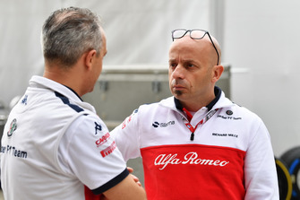Beat Zehnder, manager de Sauber Manager et Simone Resta, directeur technique de Sauber