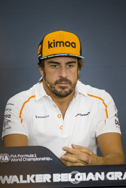Fernando Alonso, McLaren in the Press Conference