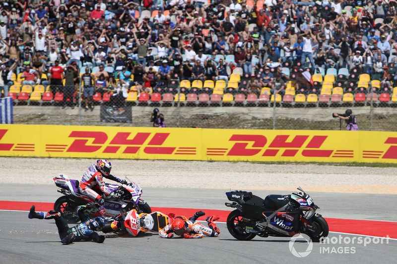 Accidente de Marc Márquez, Repsol Honda Team, Miguel Oliveira, RNF MotoGP Racing