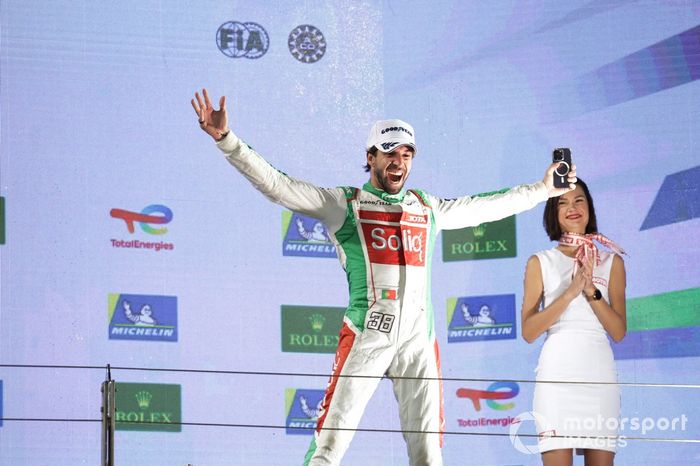 Podio P2: #38 Jota Oreca 07 - Gibson LMP2: Antonio Felix Da Costa