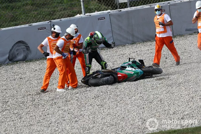 Caída de Cal Crutchlow, Team LCR Honda