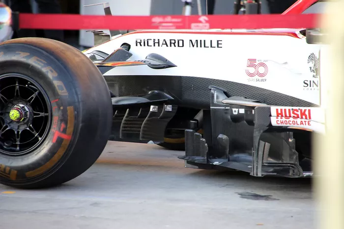 Lateral del Alfa Romeo C39