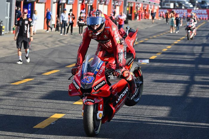 Ganador de la carrera Jack Miller, equipo Ducati