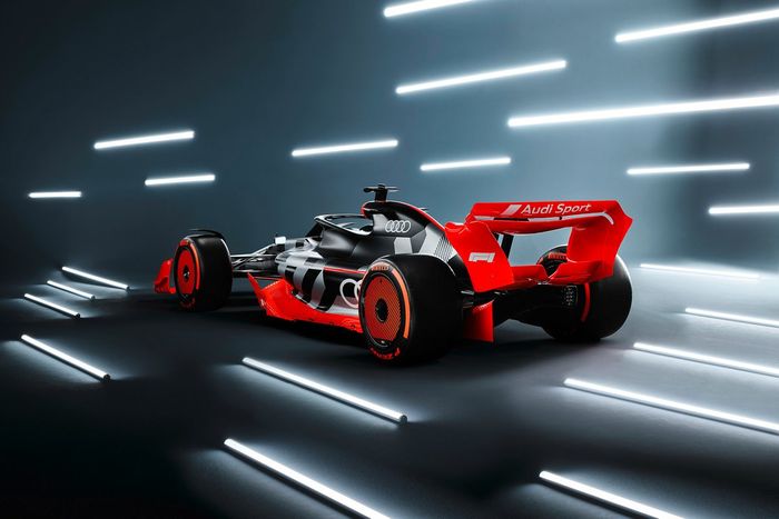 El concept de un coche de F1 que presentó Audi