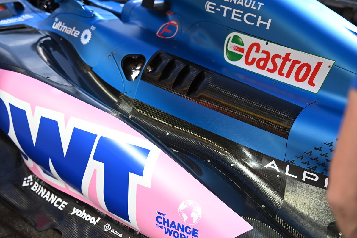 Detalle del Alpine A522