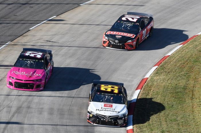 Matt DiBenedetto, Leavine Family Racing, Toyota Camry Toyota Express Maintenance, Garrett Smithley, Rick Ware Racing, Chevrolet Camaro RICH MAR FLORIST, Erik Jones, Joe Gibbs Racing, Toyota Camry Craftsman